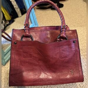 ❤️❤️Frye Red purse still with tags- carried on one occasion.
